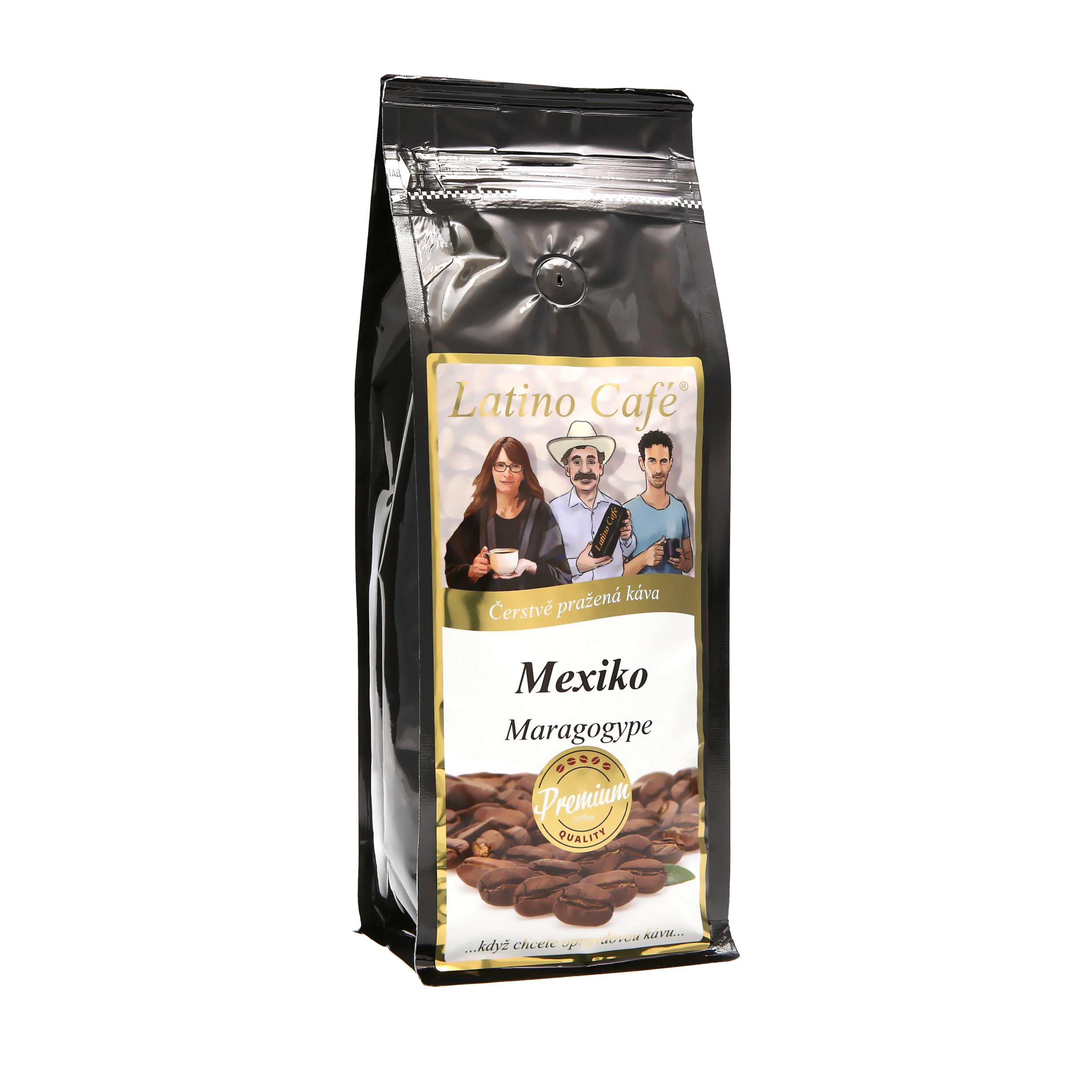 Levně Latino Café Káva Mexiko Maragogype Varianta: mletá 200g