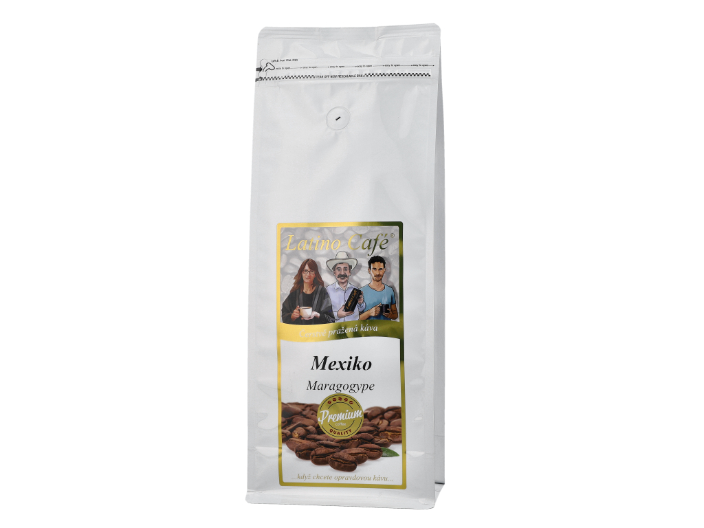 Káva Mexiko Maragogype – 100% Arabica, čokoládové tóny