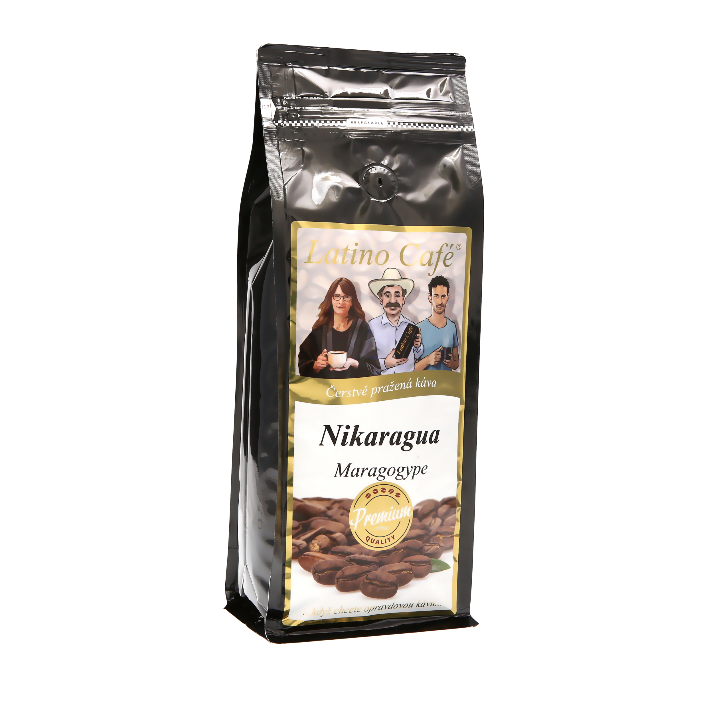 Levně Latino Café Káva Nikaragua Maragogype Varianta: zrnková 500g