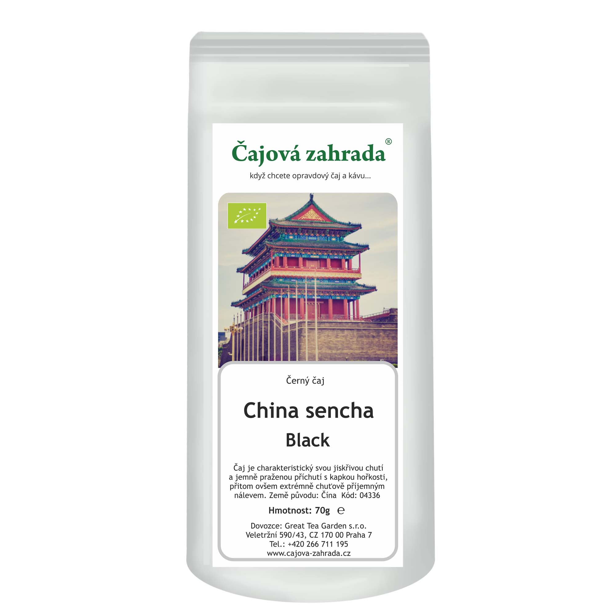 Levně Čajová zahrada China Black Sencha - černý čaj Varianta: černý čaj 500g