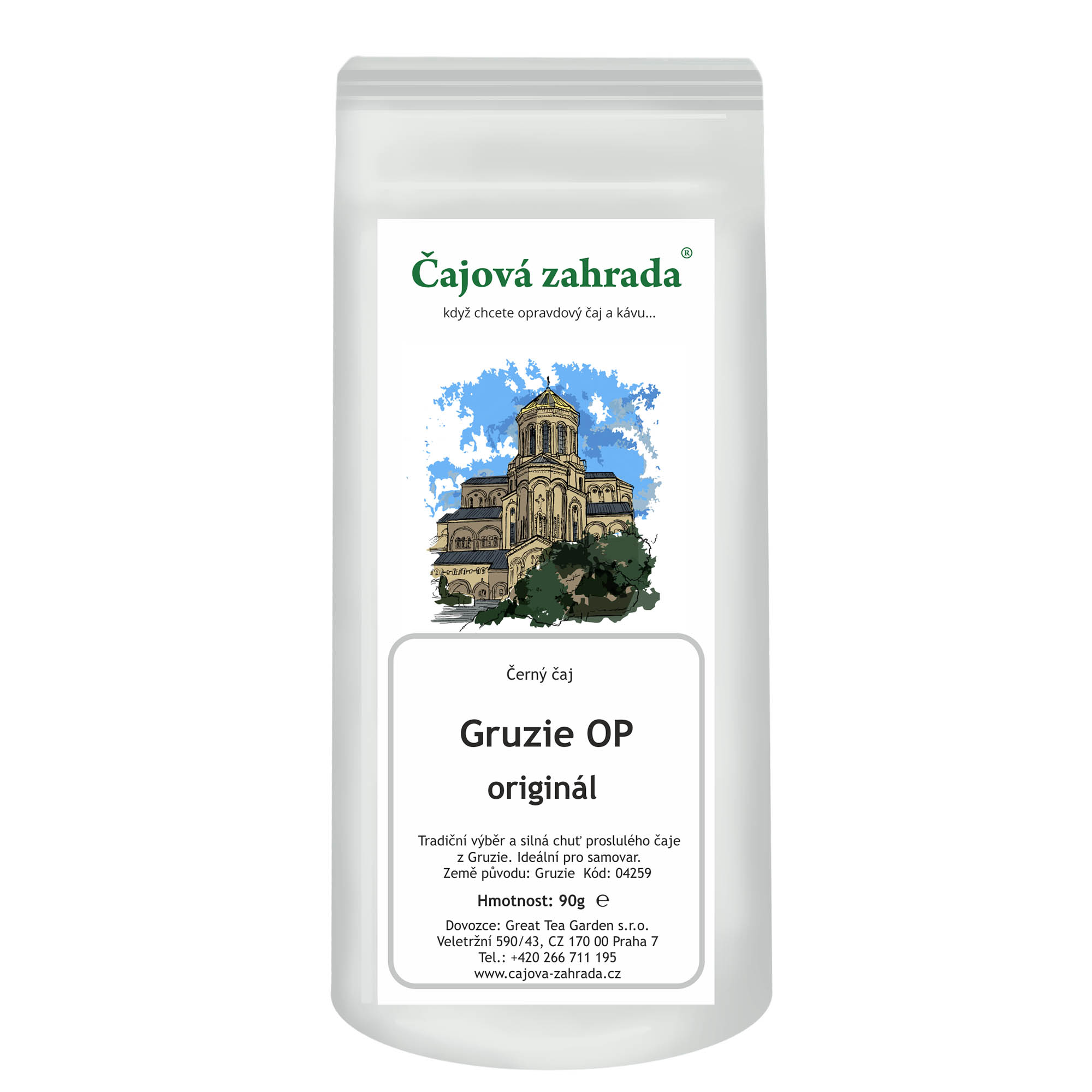 Gruzie OP – černý čaj