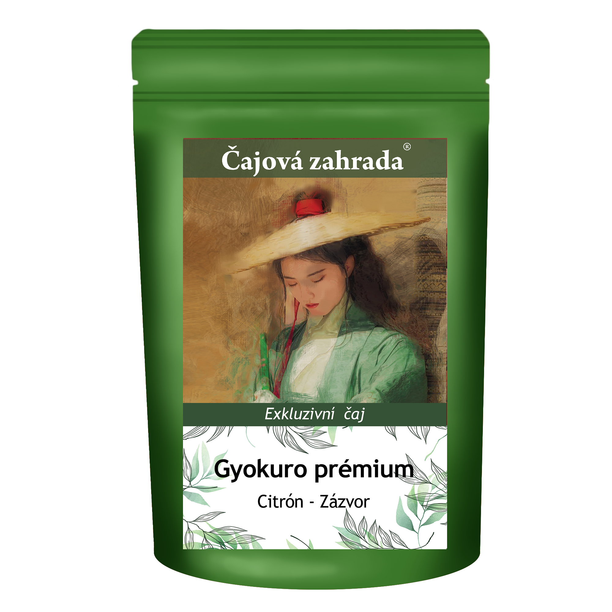 Levně Čajová zahrada Japan Gyokuro Prémium - Zázvor/Citron - zelený ochucený čaj Varianta: zelený čaj 1000g