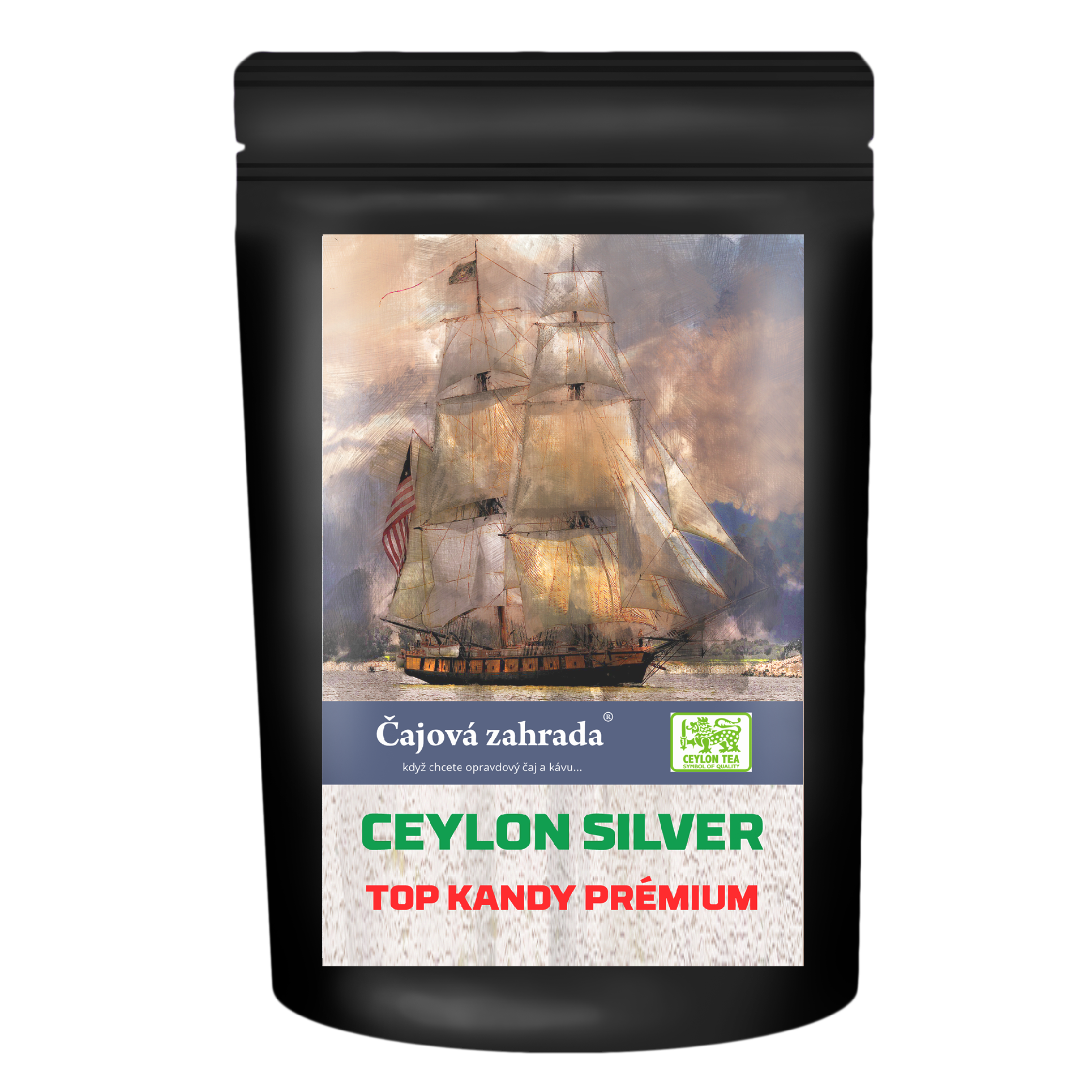 Ceylon Silvery Kandy TOP Prémium 100 g – černý čaj