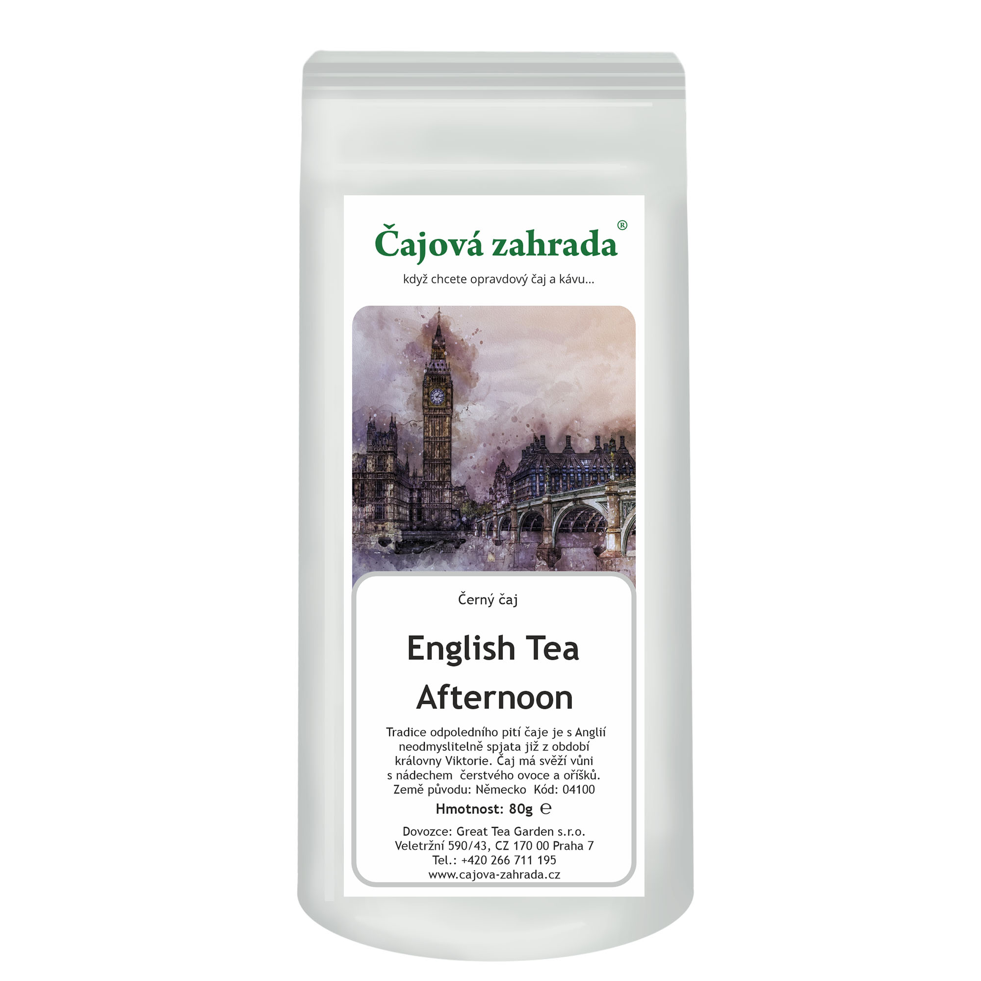 English Afternoon Tea – jemný černý čaj bez aromatizace