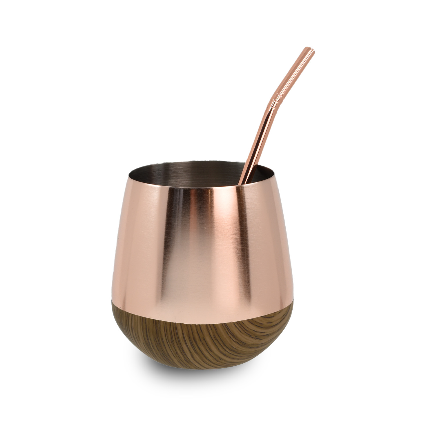 Mate set Eliene – kalabasa a bombilla, nerez, 450 ml