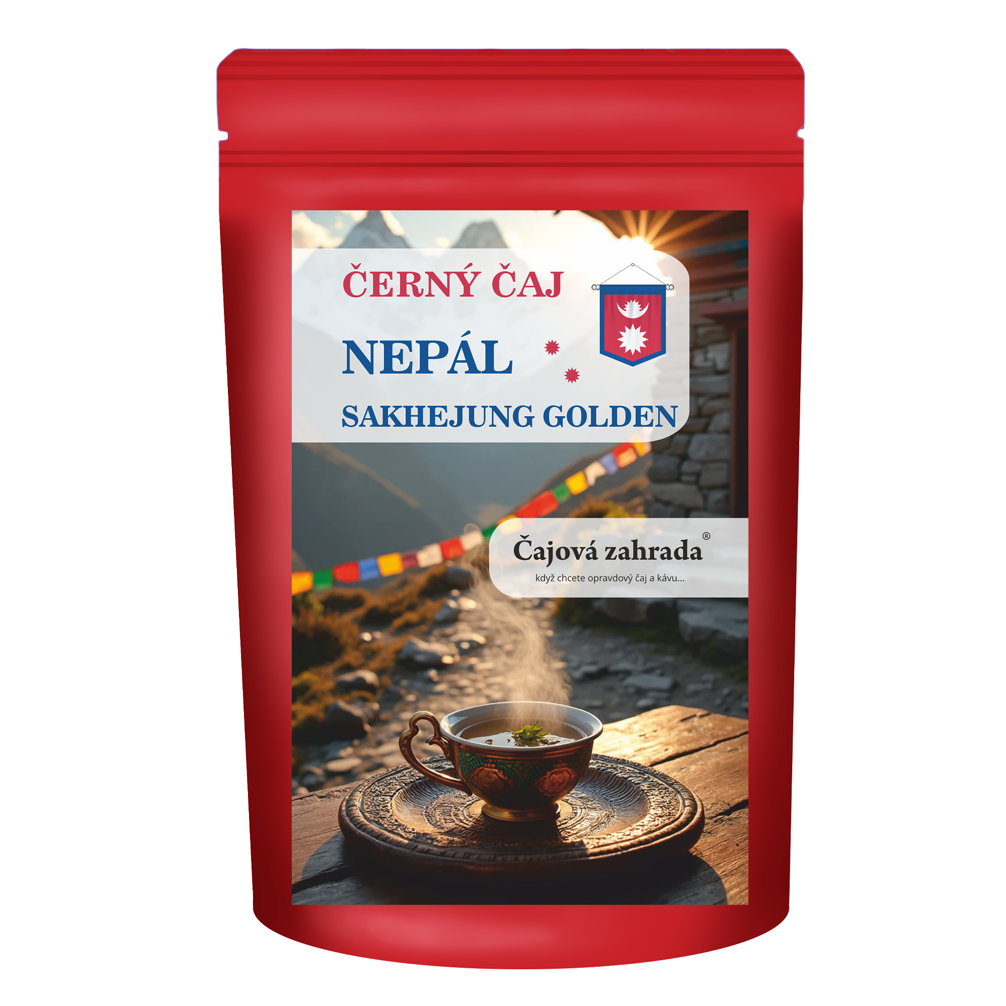 Nepál Golden Tea Sakhejung – černý čaj BIO 40 g