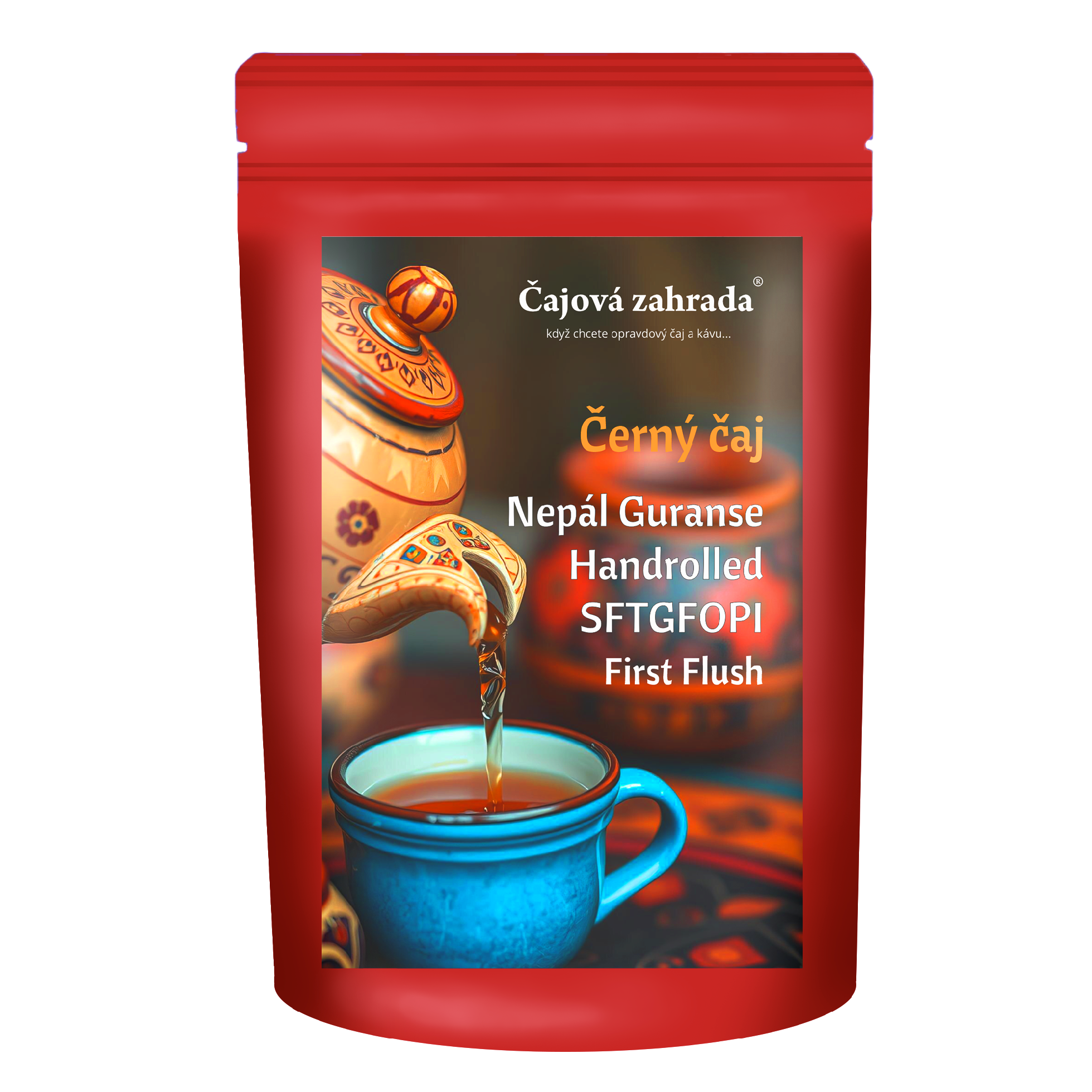 Nepál Guranse Handrolled FF – BIO černý čaj 50 g ℮