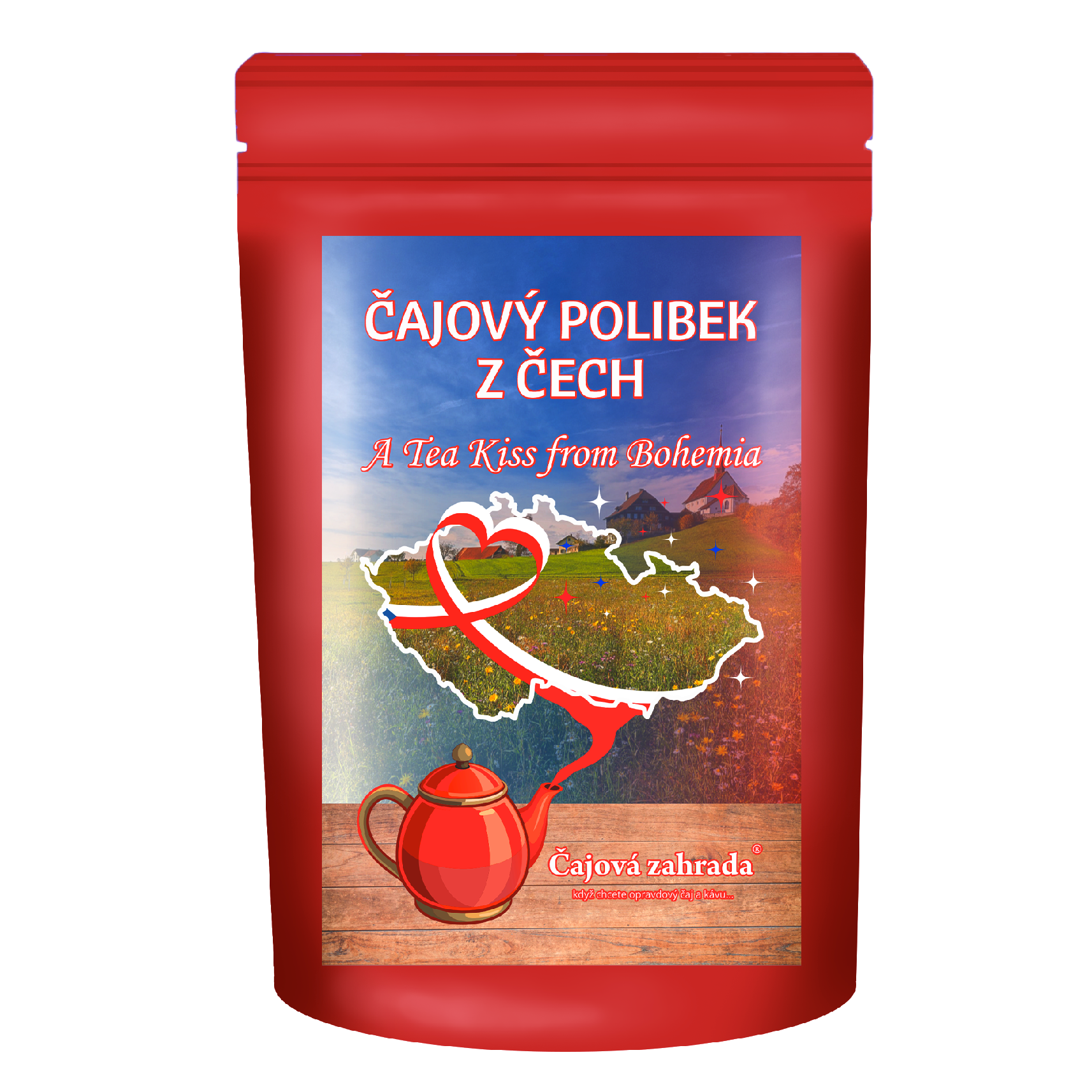 Čajový polibek z Čech – ovocný čaj bez kofeinu