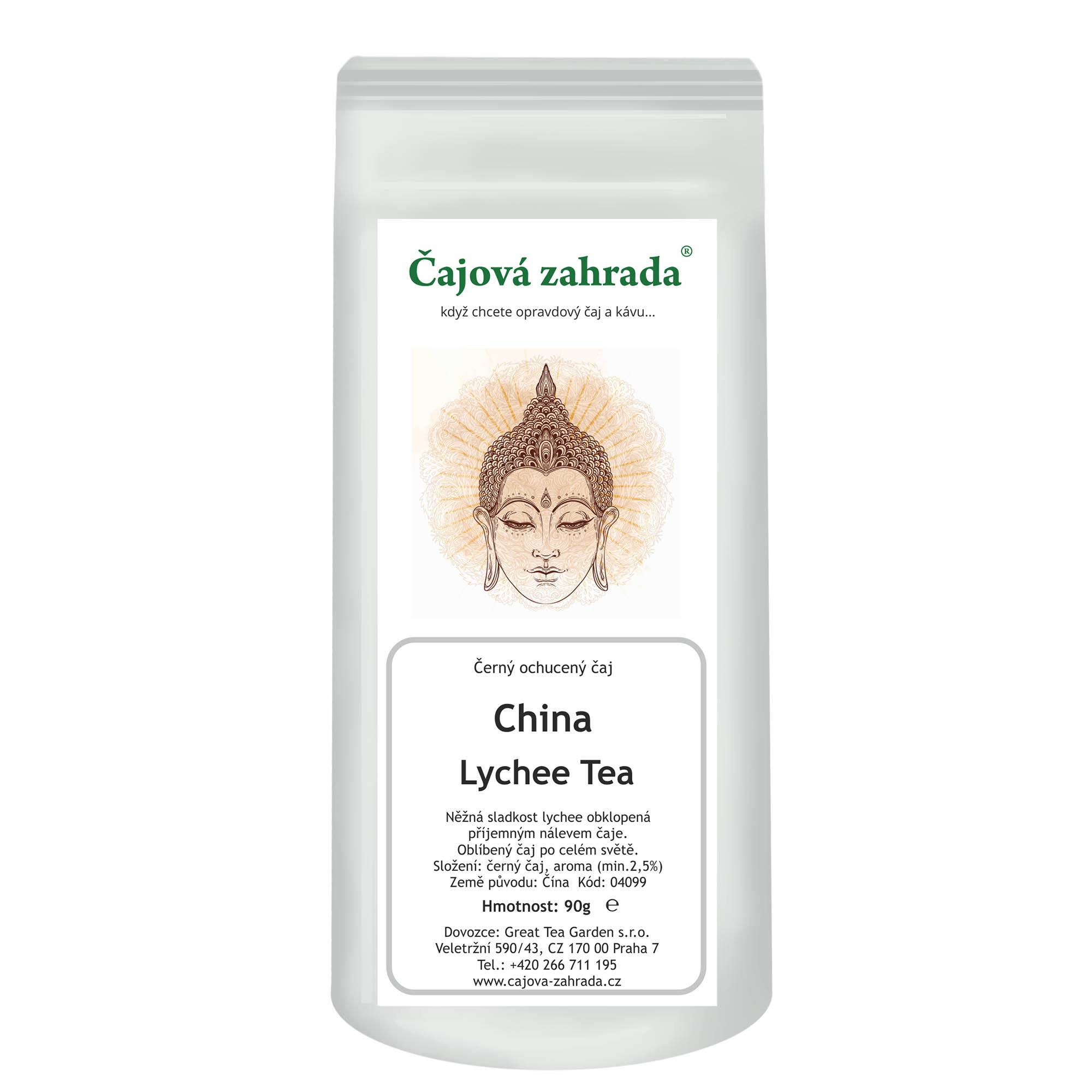 Levně Čajová zahrada China Lychee Tea - černý ochucený čaj Varianta: černý čaj 1000g