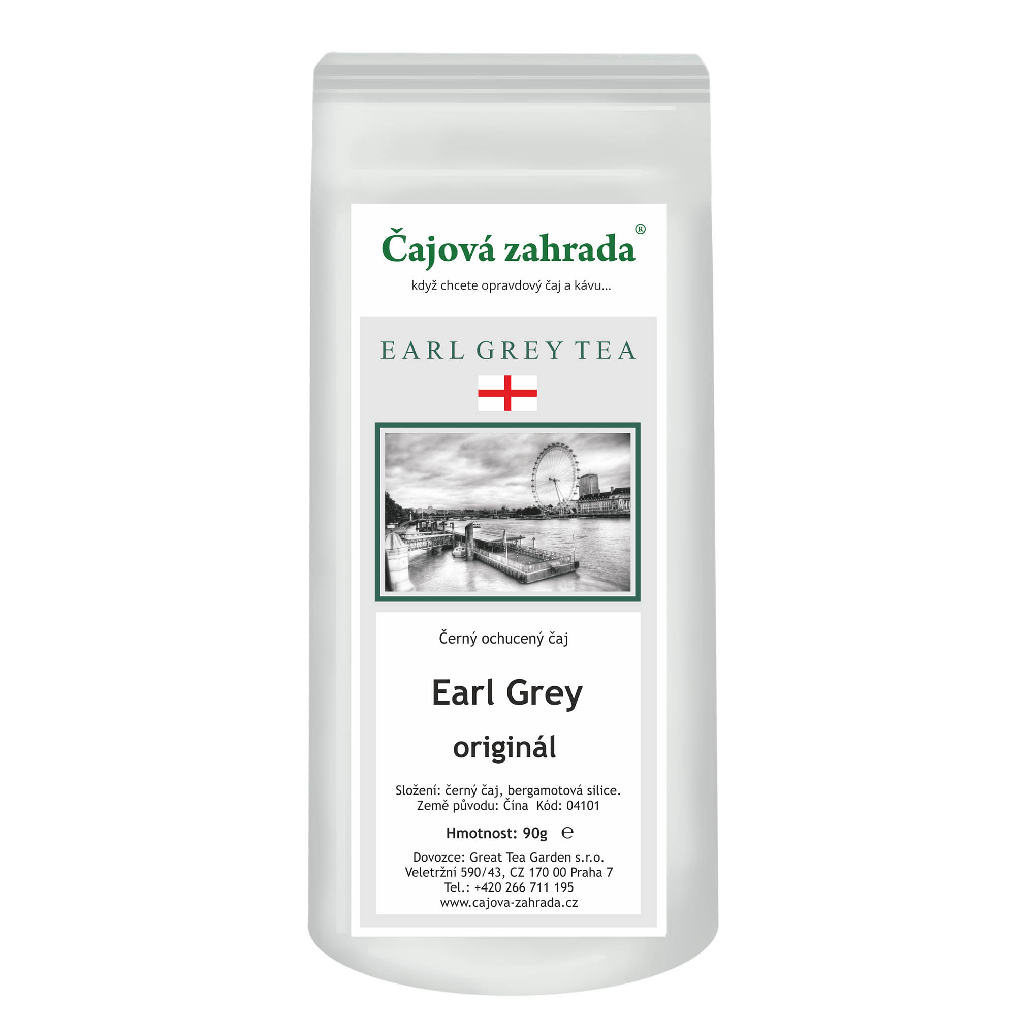 Čajová zahrada Earl Grey - černý ochucený čaj Varianta: černý čaj 1000g