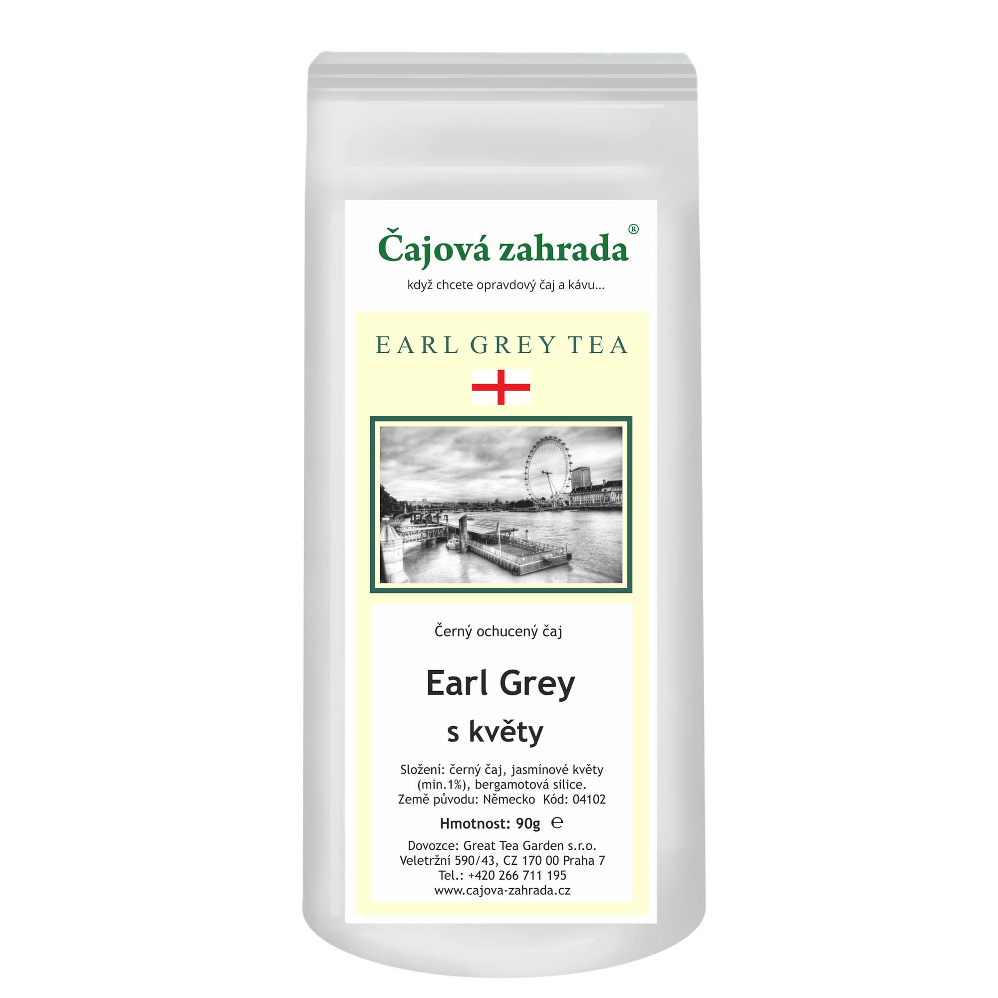 Levně Čajová zahrada Earl Grey s květy - černý ochucený čaj Varianta: černý čaj 1000g