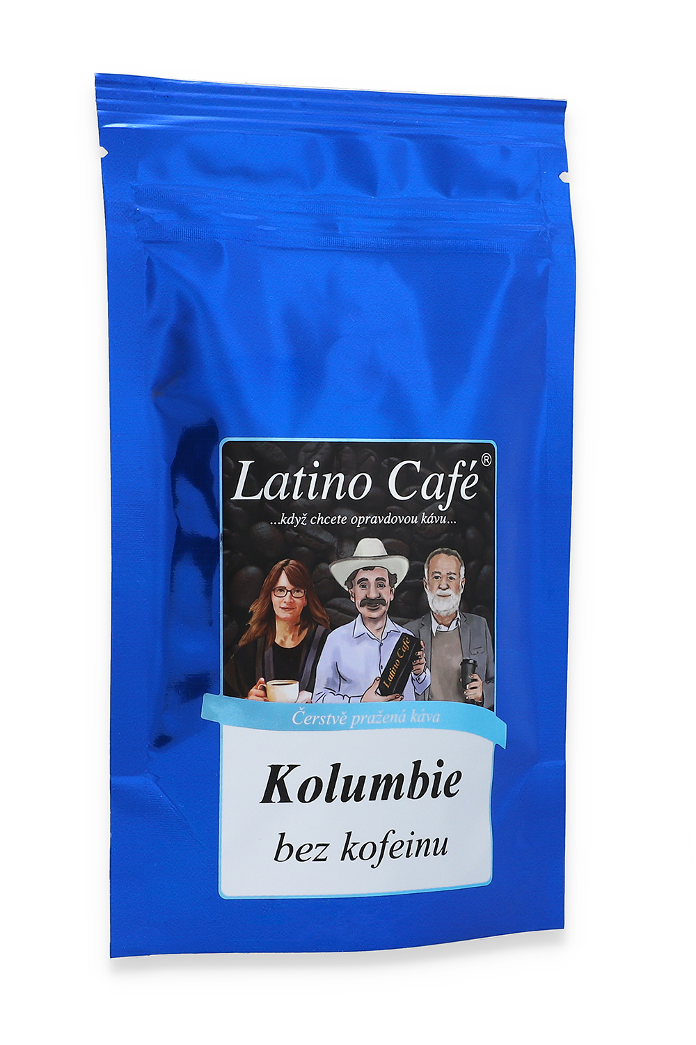 Levně Latino Café Káva Kolumbie bez kofeinu Varianta: mletá 100g