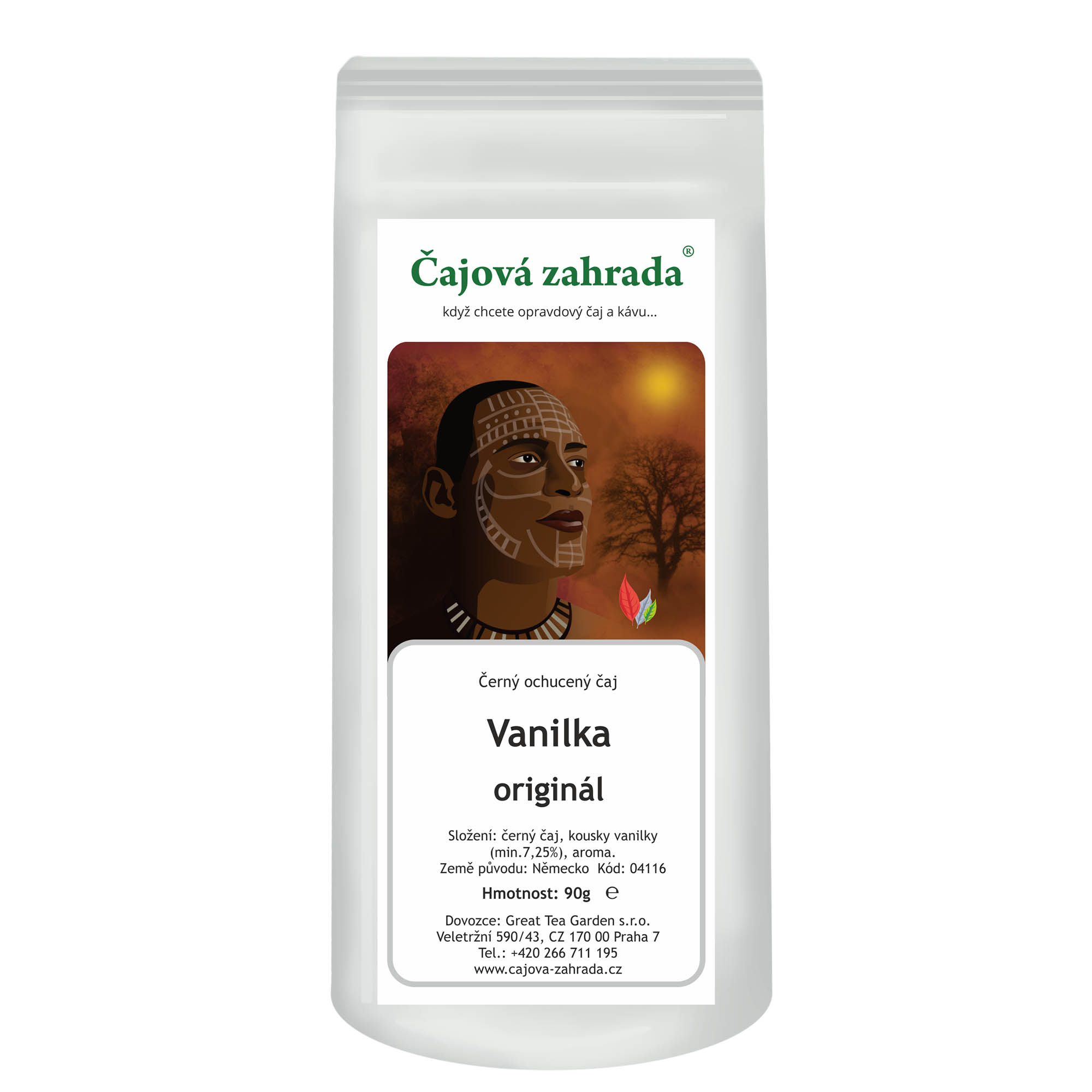 Vanilka – černý ochucený čaj