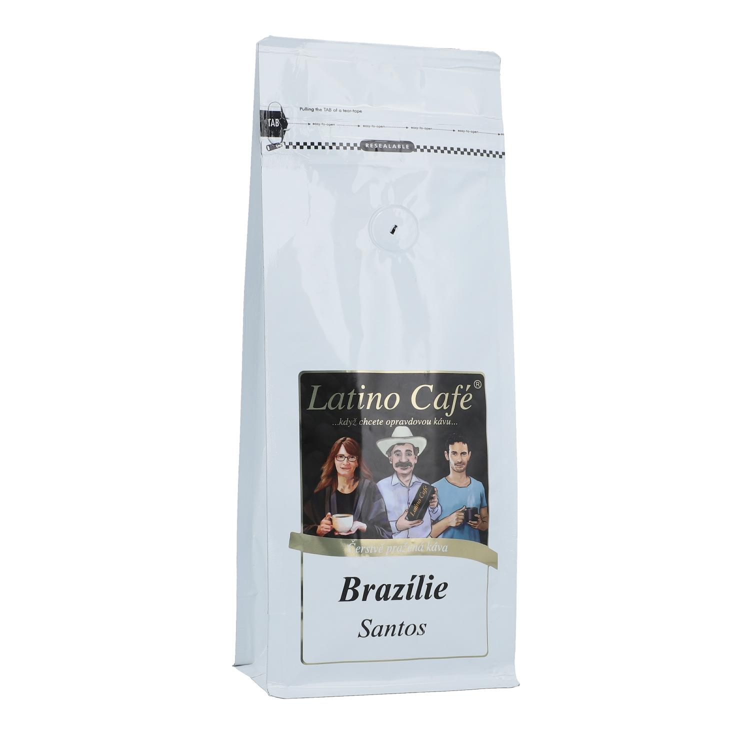 Latino Café Káva Brazílie Santos Varianta: zrnková 500g