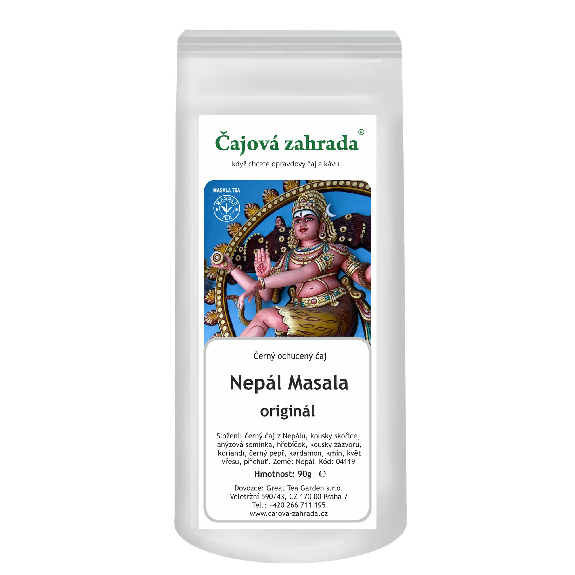 Levně Čajová zahrada Nepál Masala - ajurvédský černý čaj Varianta: černý čaj 90g