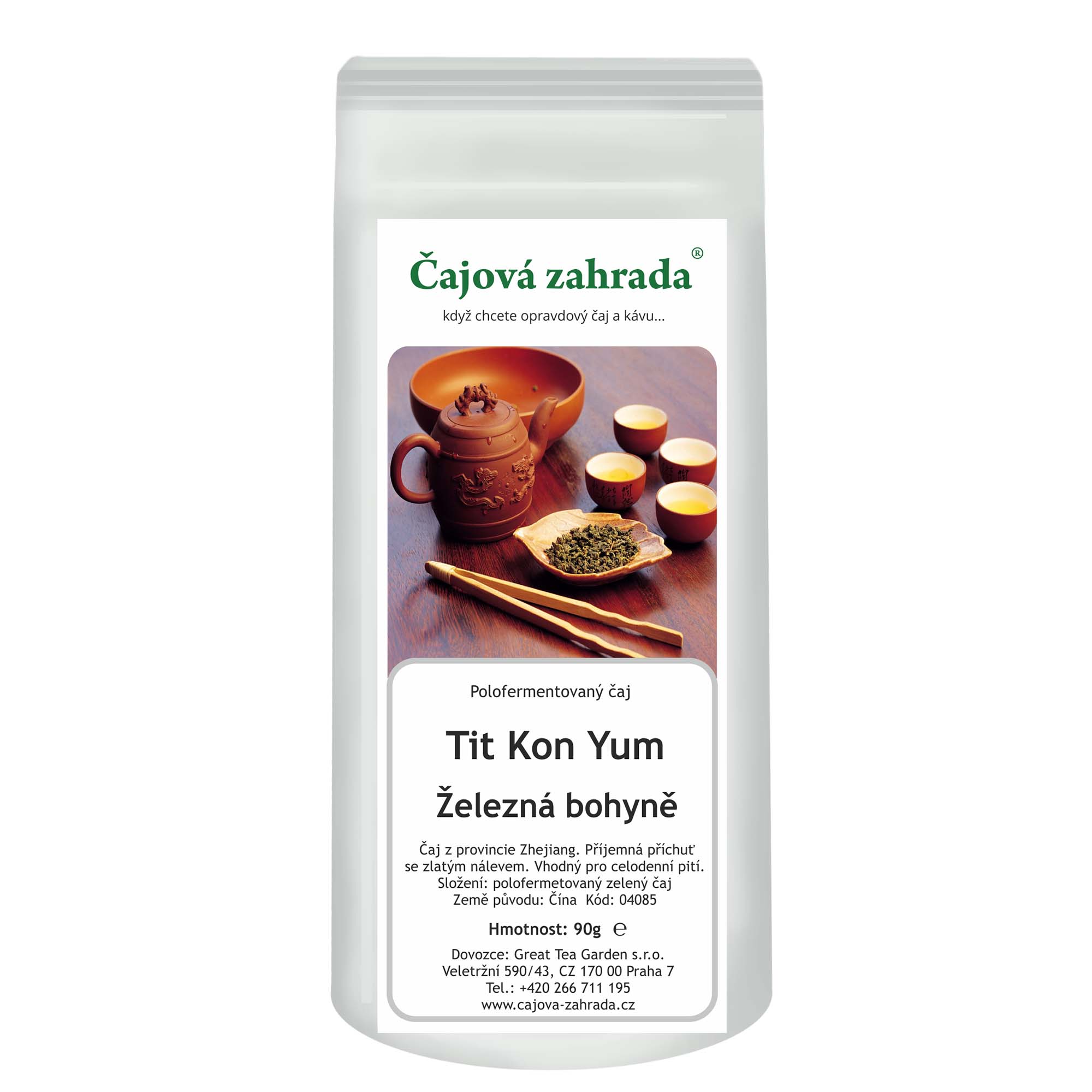 Levně Čajová zahrada China Oolong Tit Kon Yum Varianta: oolong čaj 90g