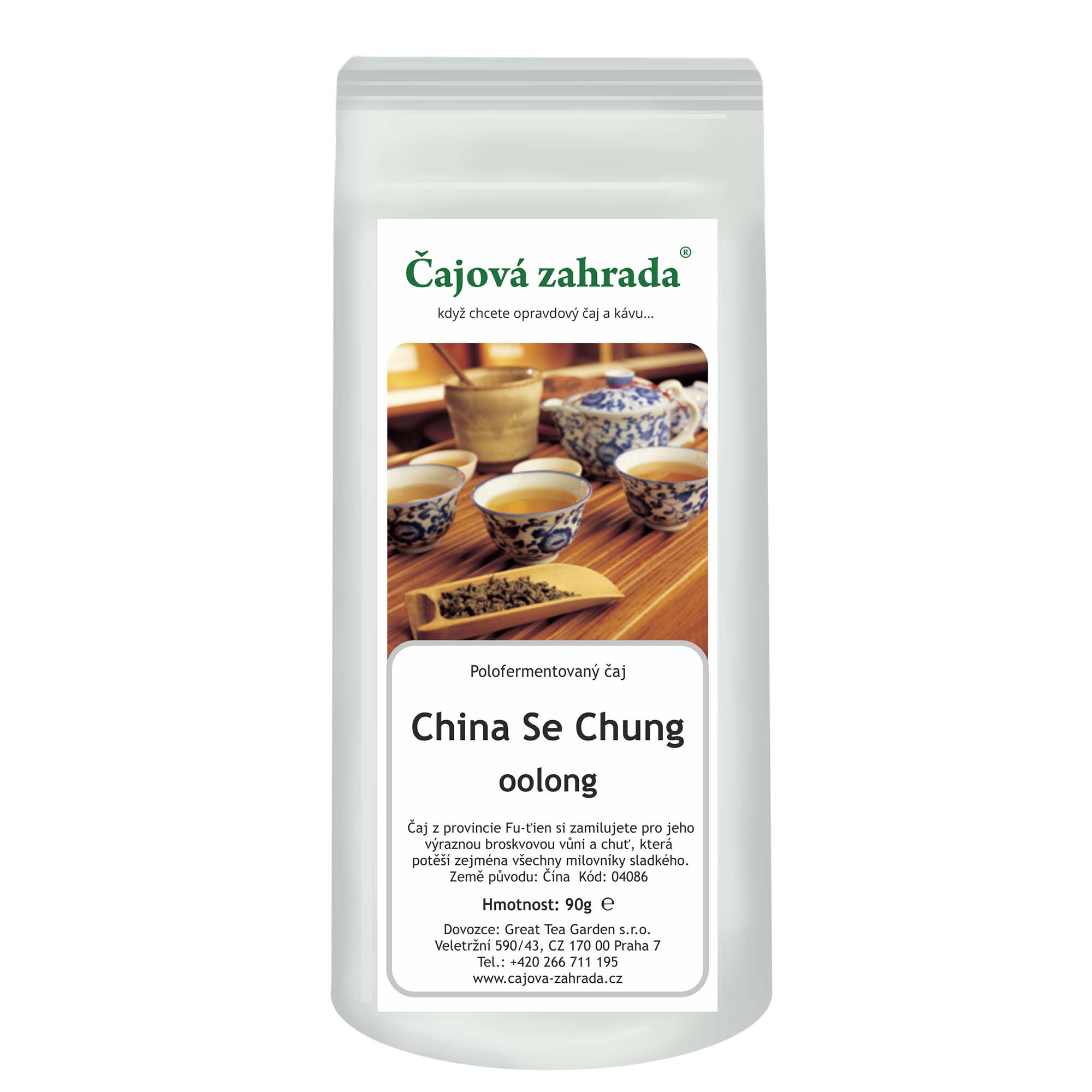 China Oolong Se Chung – broskvový oolong z Fu-ťienu