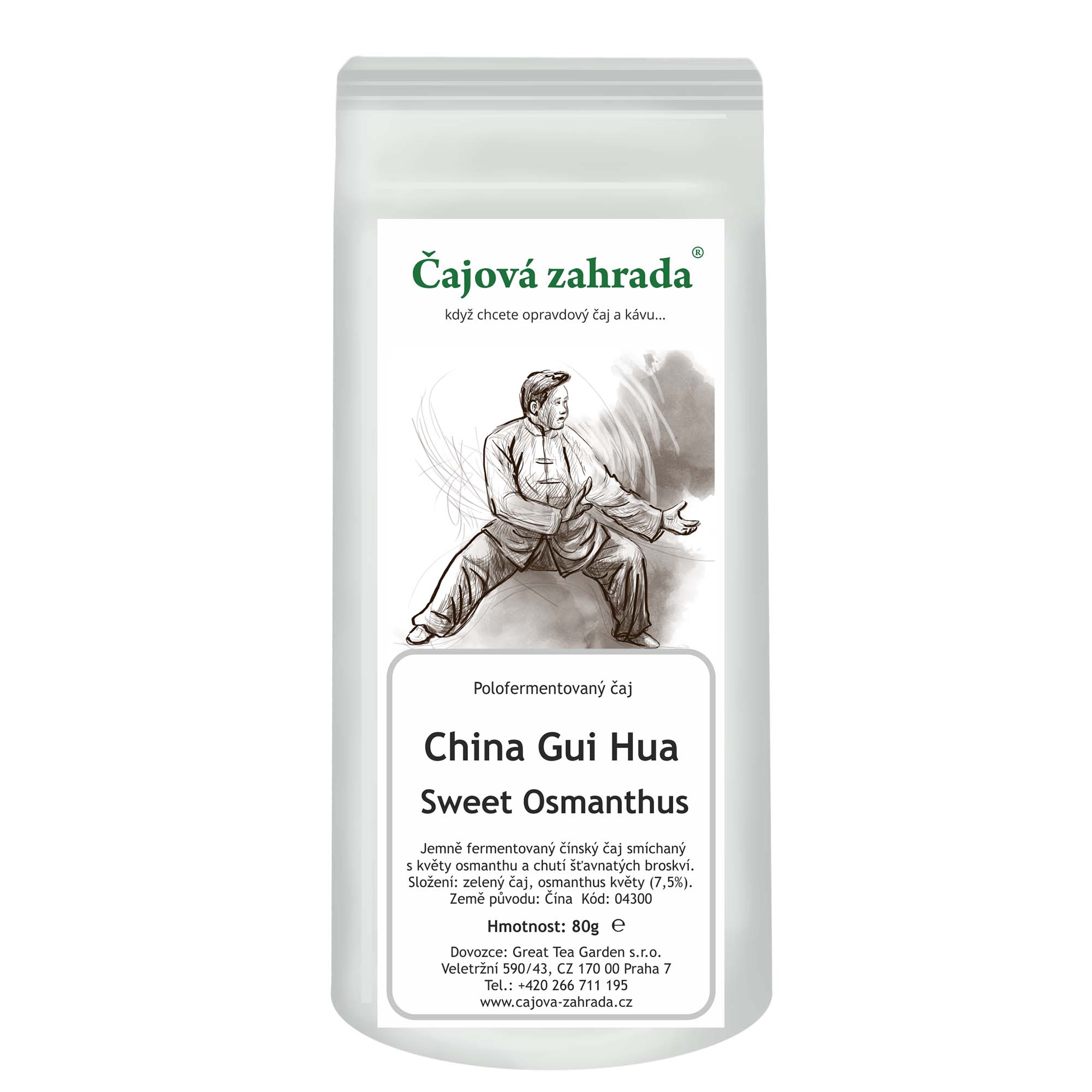 Levně Čajová zahrada China Gui Hua Sweet Osmanthus Oolong Varianta: oolong čaj 80g