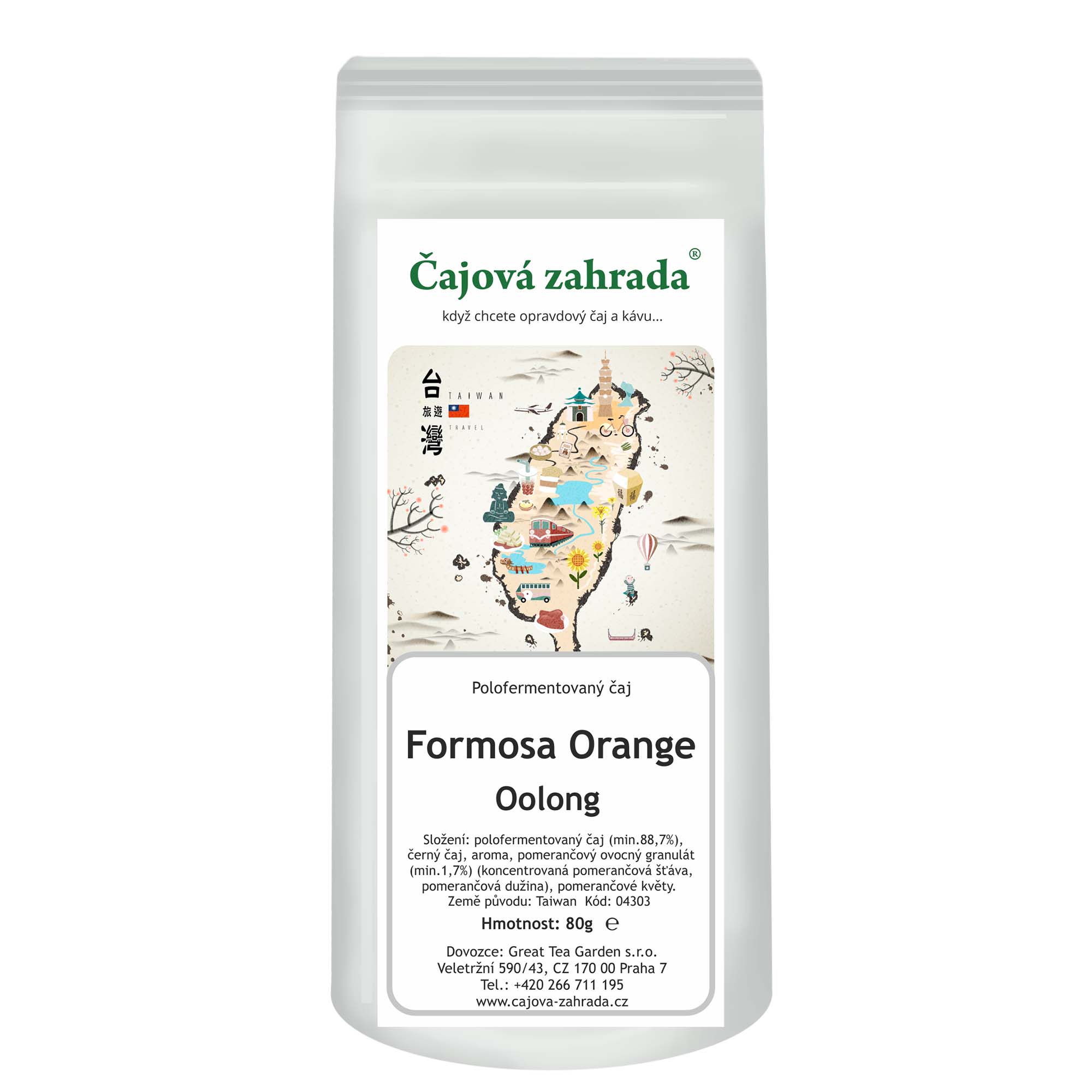 Levně Čajová zahrada Formosa Orange Oolong Varianta: oolong čaj 1000g