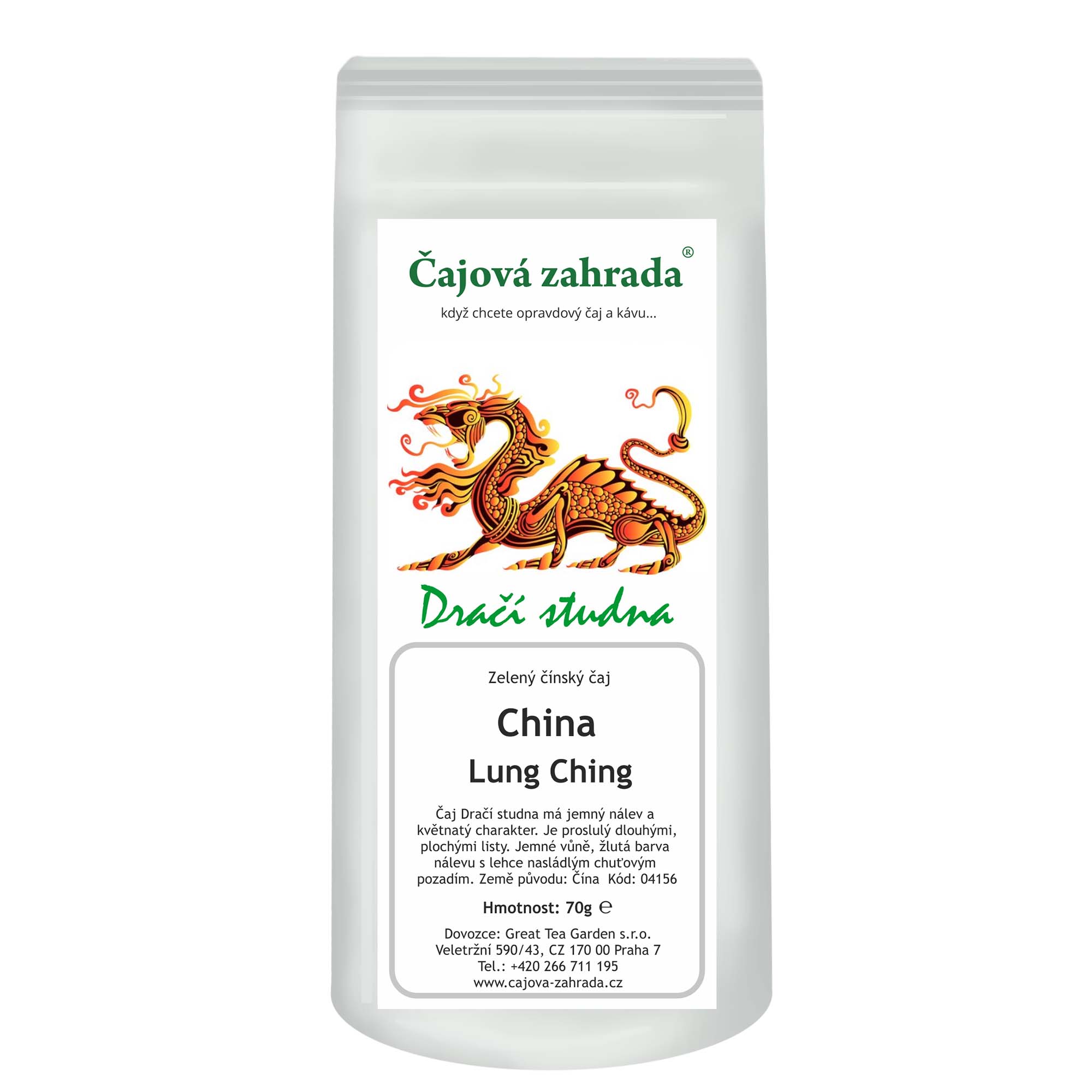 China Lung Ching – zelený čaj (Dračí studna)