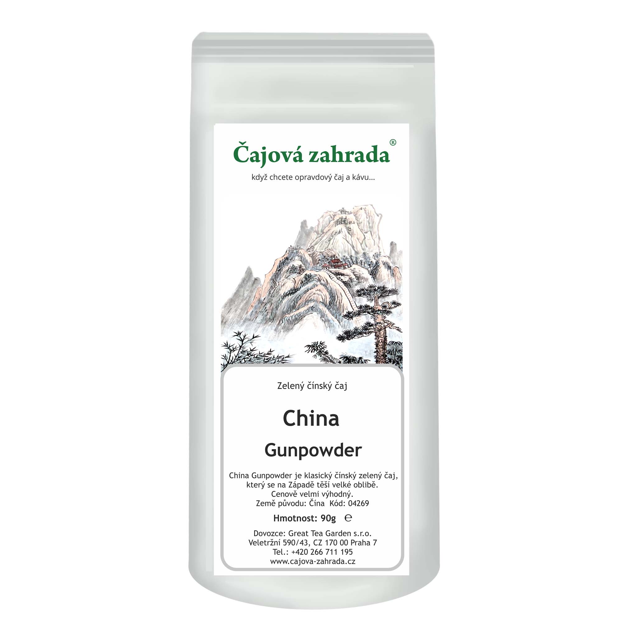Levně Čajová zahrada China Gunpowder - zelený čaj Varianta: zelený čaj 500g