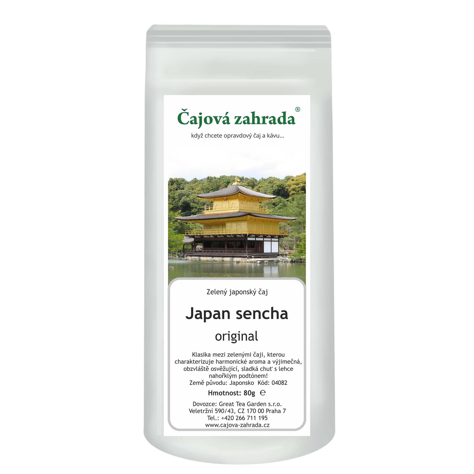 Levně Čajová zahrada Japan Sencha - zelený čaj Varianta: zelený čaj 80g
