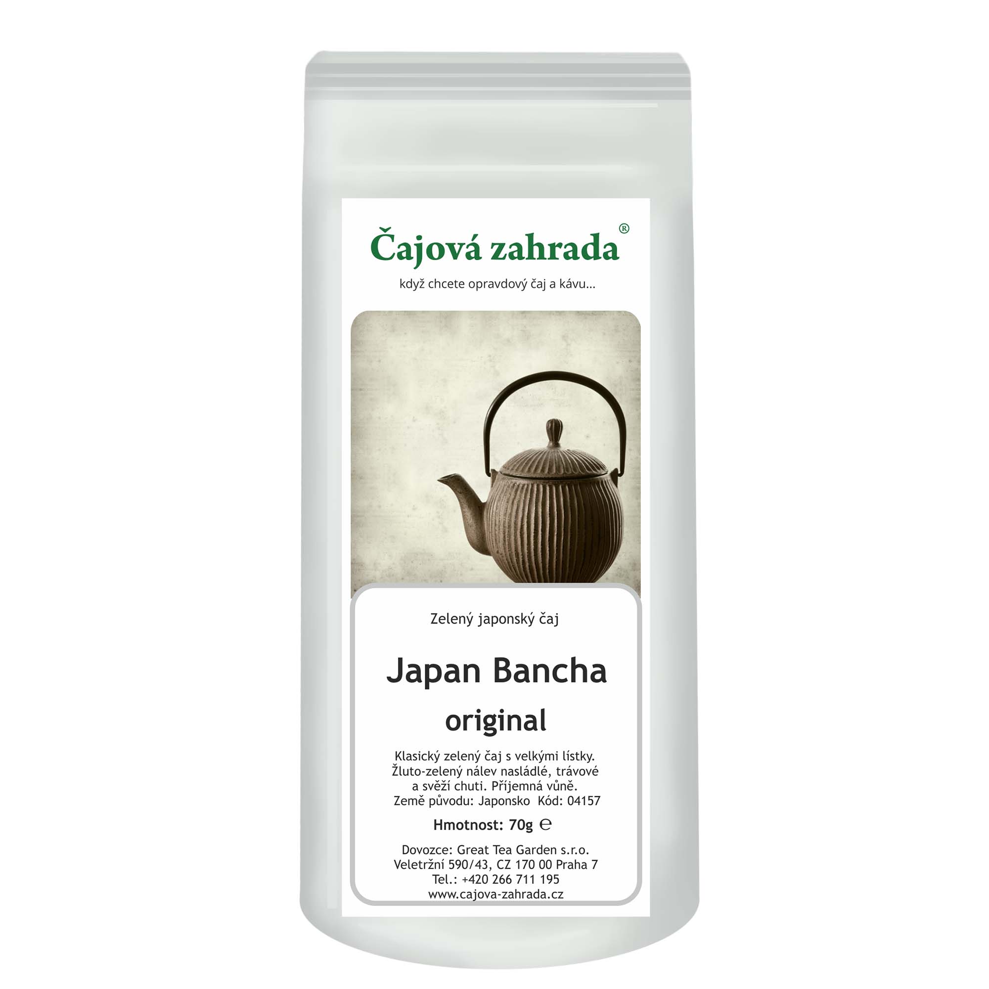 Levně Čajová zahrada Japan Bancha - zelený čaj Varianta: zelený čaj 1000g