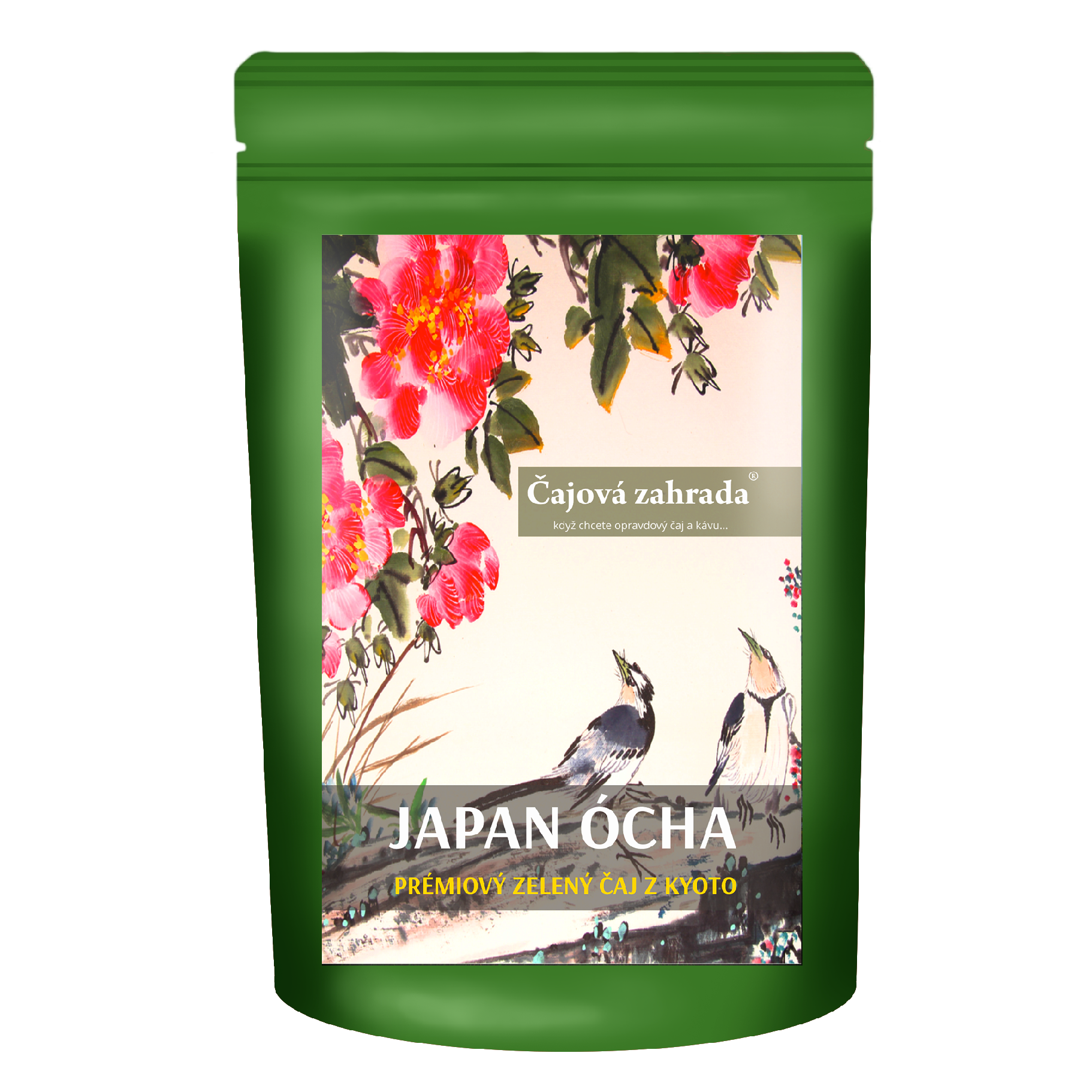 Japan Ócha – ochucený zelený čaj s jahodou a pivoňkou