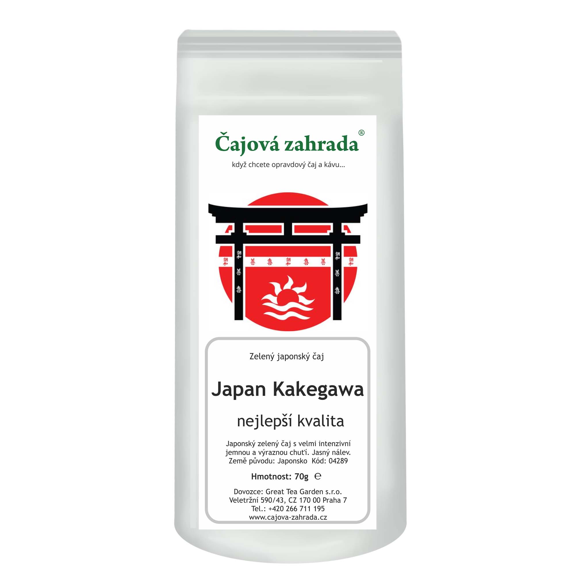 Levně Čajová zahrada Japan Sencha Kakegawa - zelený čaj Varianta: zelený čaj 500g