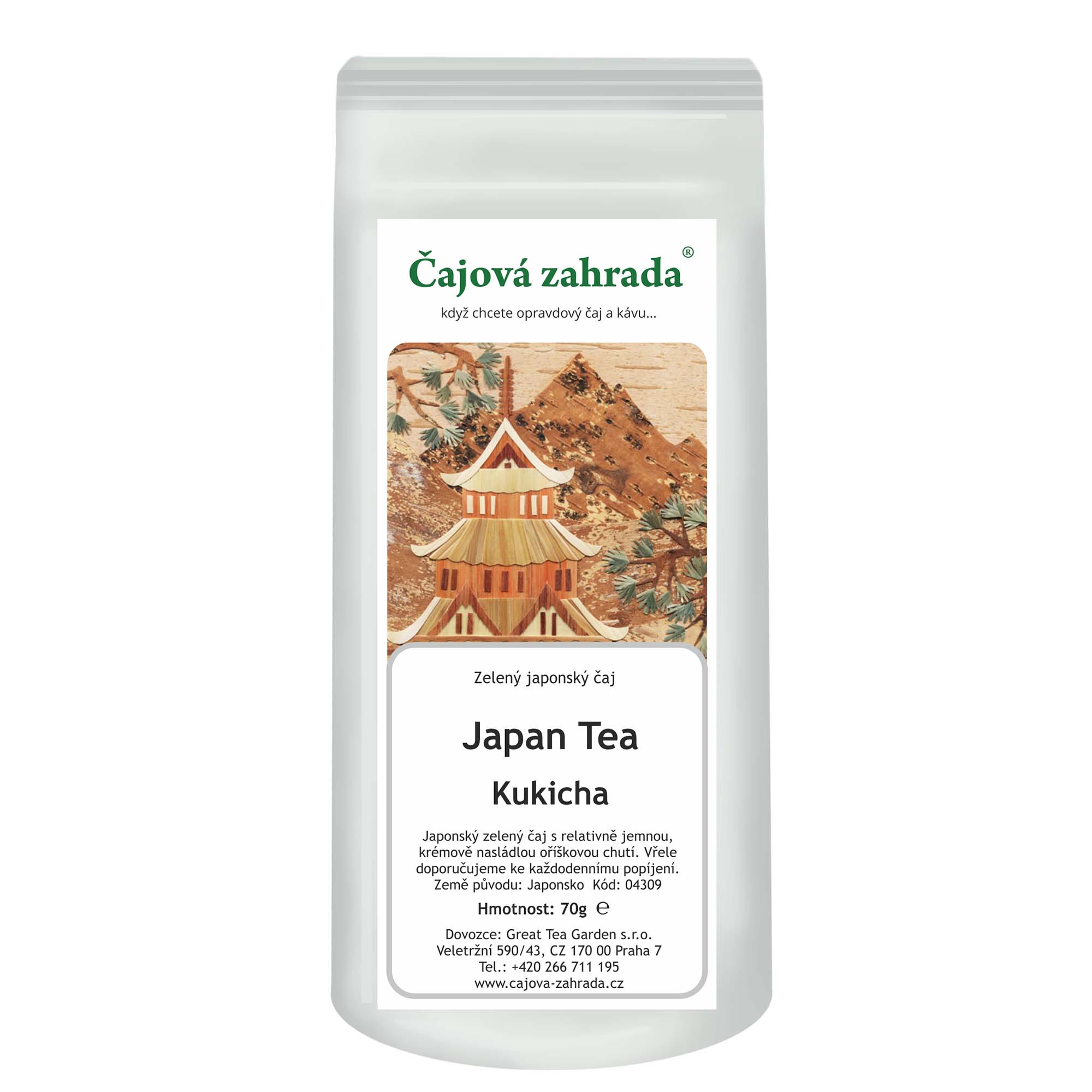 Levně Čajová zahrada Japan Kukicha - zelený čaj Varianta: zelený čaj 1000g