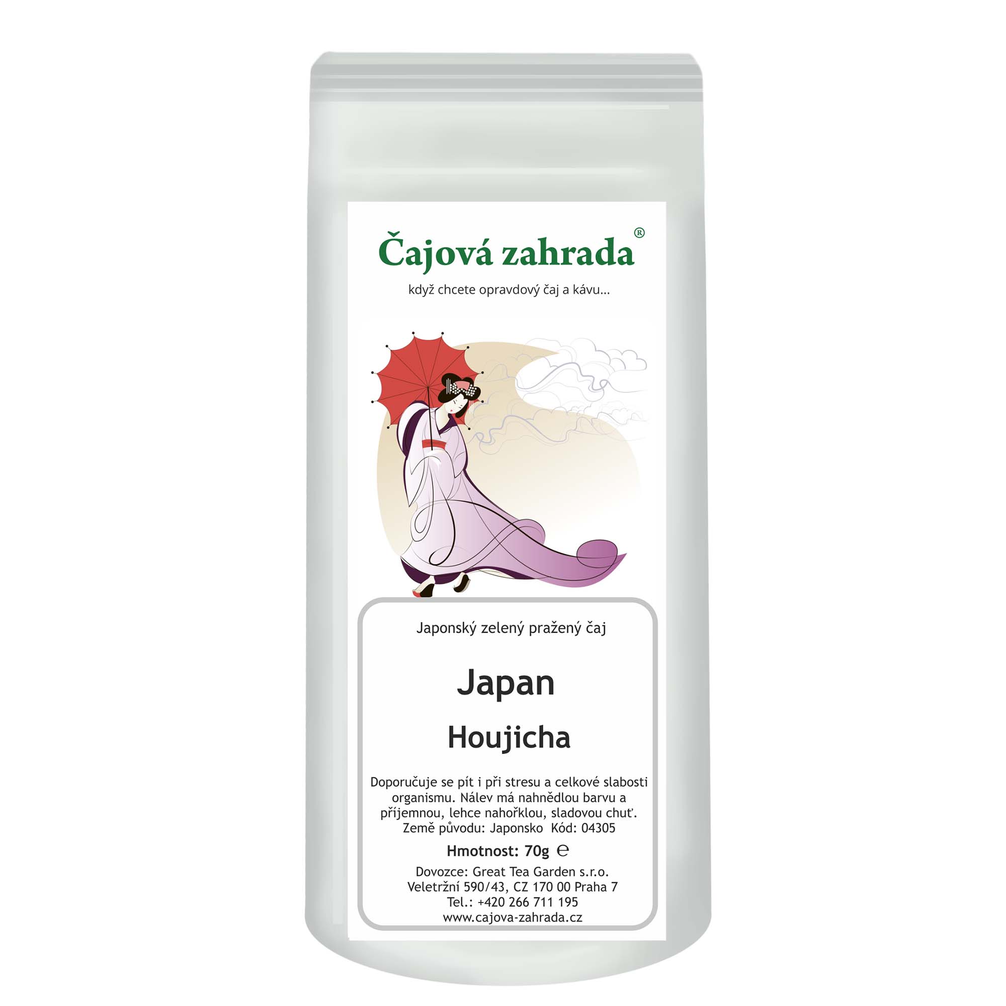 Levně Čajová zahrada Japan Houjicha Roasted - zelený čaj Varianta: zelený čaj 1000g