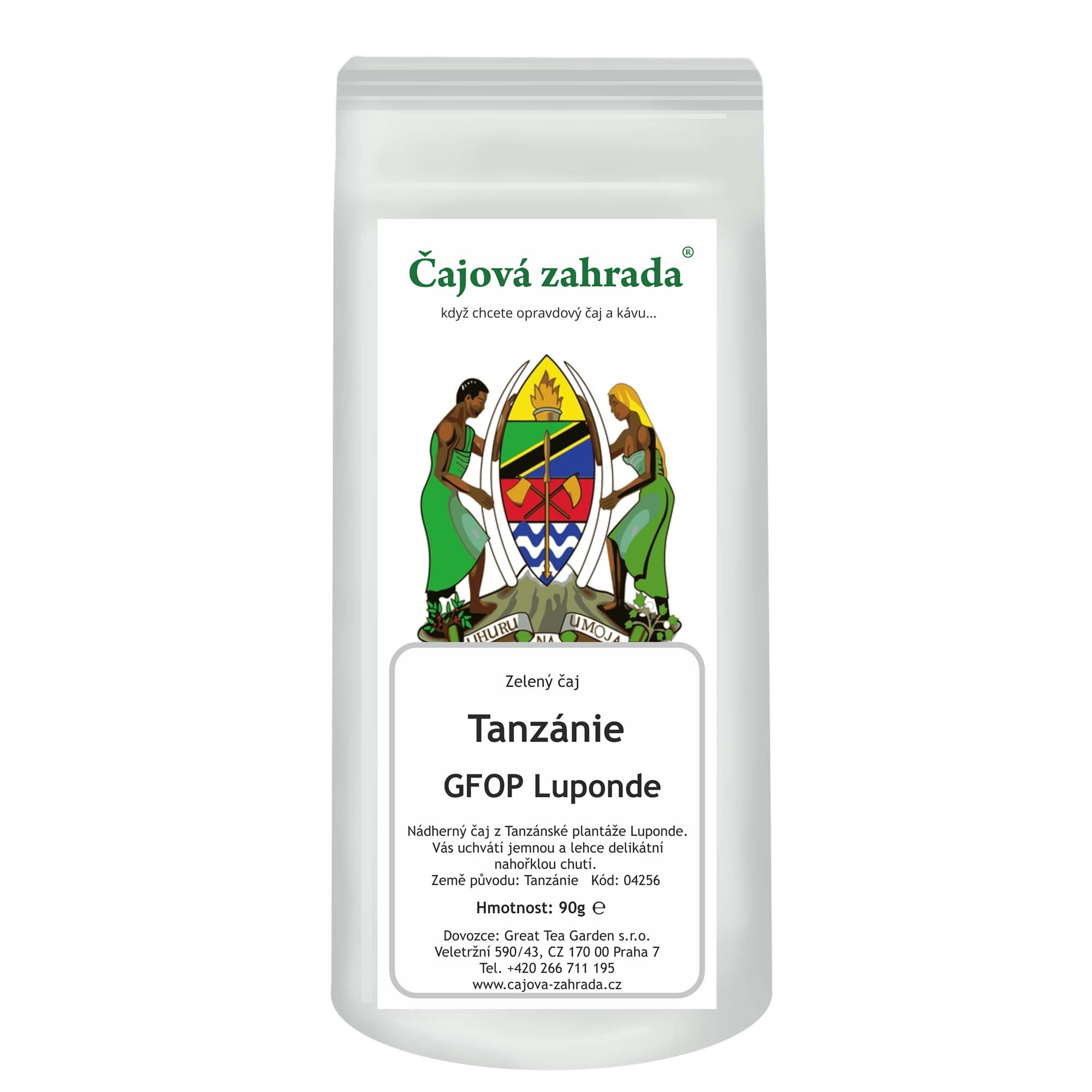 Čajová zahrada Tanzánie Luponde - zelený čaj Varianta: zelený čaj 500g