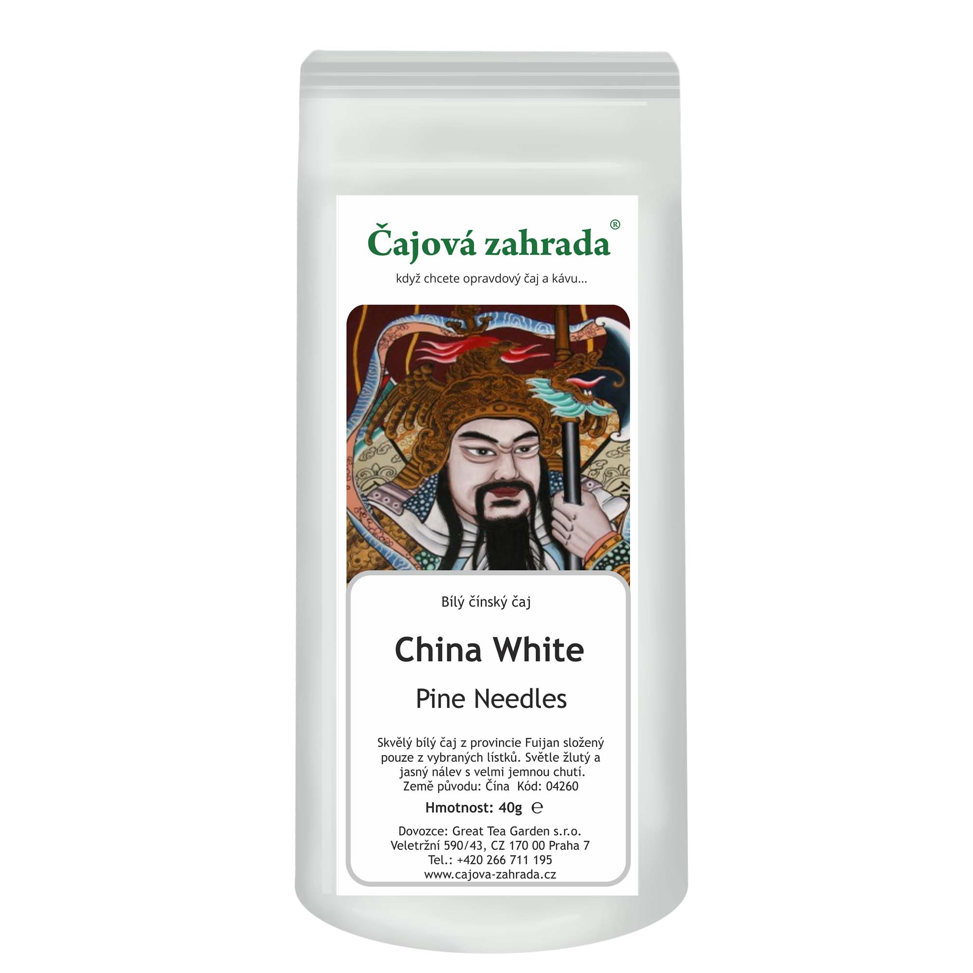 Levně Čajová zahrada China White Tea Pine Needles - bílý čaj Varianta: bílý čaj 500g