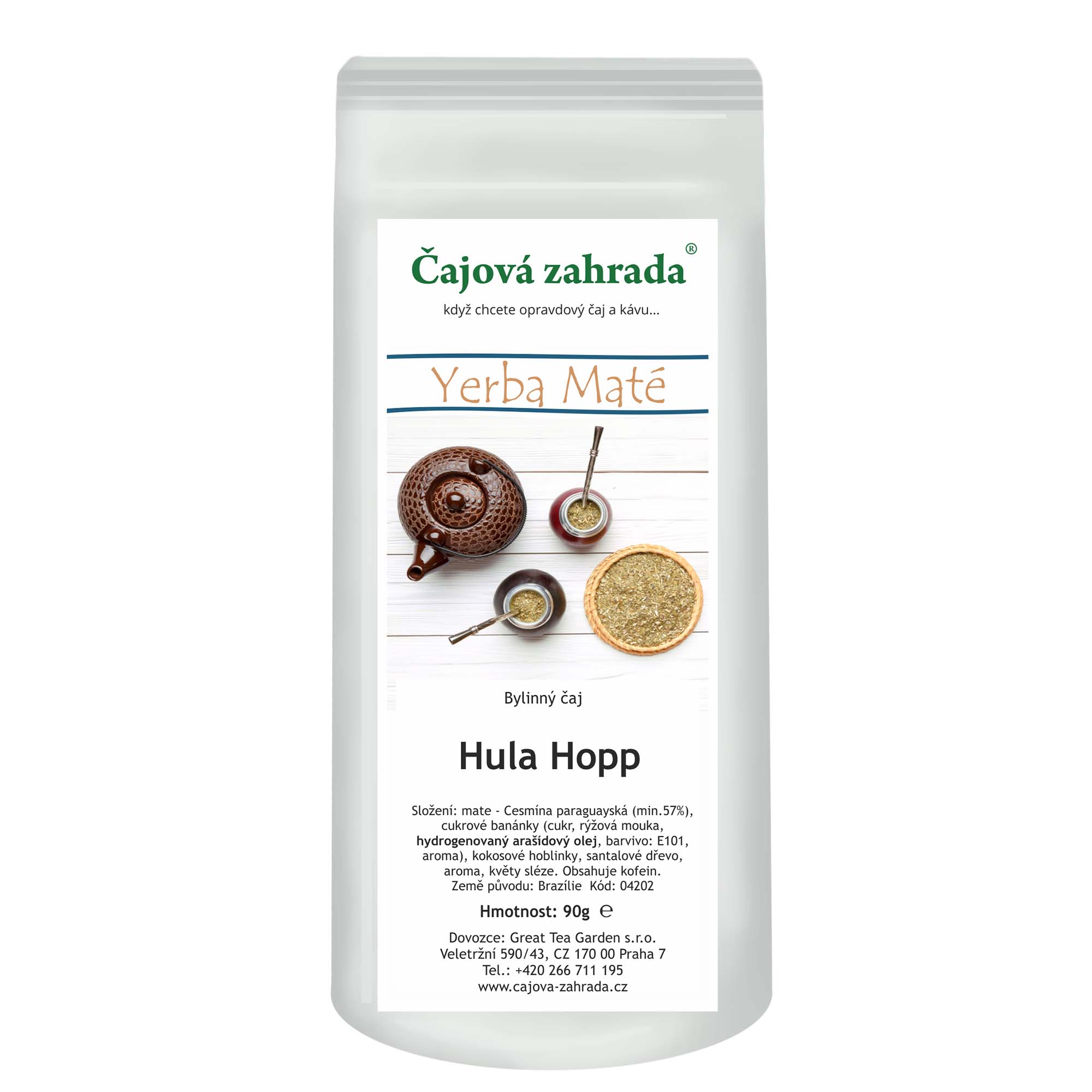 Mate Hula Hopp – maté s banánem, kokosem a slézem