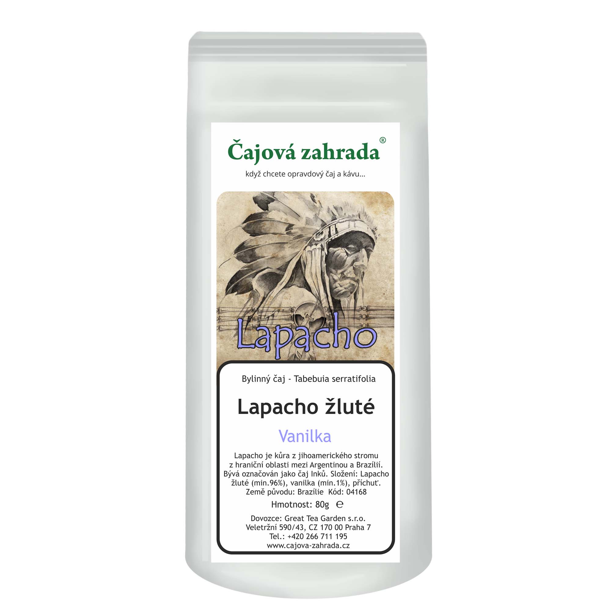 Lapacho žluté Vanilka – sypaný bylinný čaj