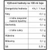 Nutriční tabulka 1
