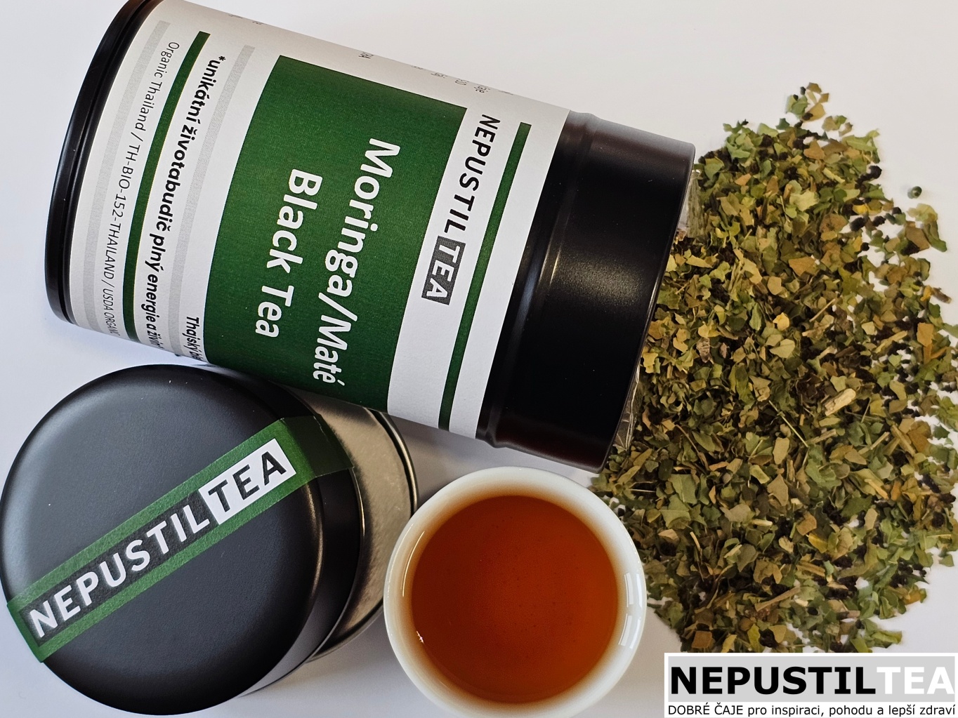 Unikátní blend pro podzim, zimu a tip na zajímavý dárek - Moringa/Maté Black Tea 2025