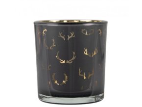 granitovy skleneny svicen s parohy antlers s 778cm