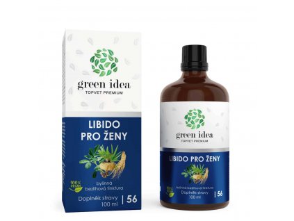 Green idea Libido pre ženy bylinná bezliehová tinktúra 100ml