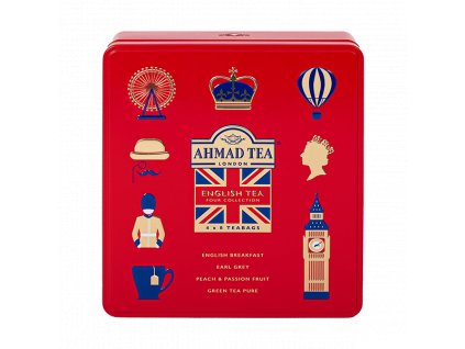 Ahmad Tea English Tea Four Collection porciovaný čaj spredu