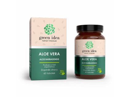 Green idea Aloe vera bylinný extrakt 60 kapsúl