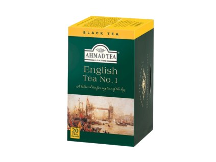 Ahmad Tea English Tea No.1 porciovaný čaj 20 sáčkov sprava