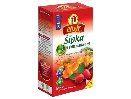Agrokarpaty Šípka s rakytníkom BIO porciovaný čaj