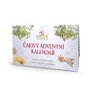 Grešík Čajový adventný kalendár porciovaný čaj 24 sáčkov spredu