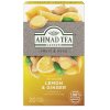 Ahmad Tea Lemon & Ginger porciovaný čaj 20 sáčkov spredu
