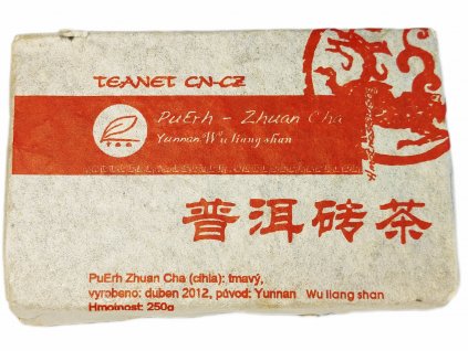 PU ERH lisovaný 2012 Wu Liang Shan Zhuan Cha 250g