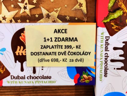 Hello´s dubajská čokoláda 190 g AKCE 1+1 ZDARMA