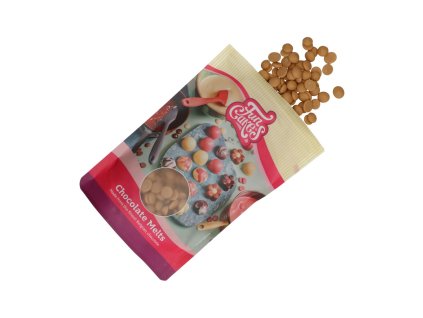 FUNCAKES2022 F30165 FUNCAKES CHOCOLATE MELTS GOLD 2 JPG