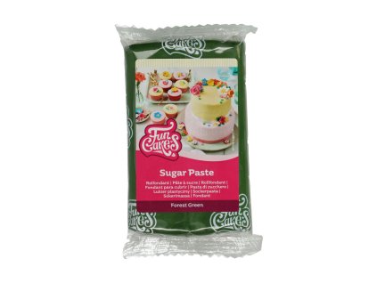 FUNCAKES2021 F20175 FUNCAKES SUGAR PASTE FOREST GREEN 250G 2 JPG