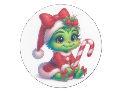 Jedlý obrázok vianočný škriatok